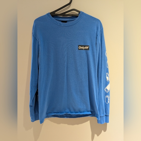OnlyNY Light Blue Casual Tee - Picture 1 of 7
